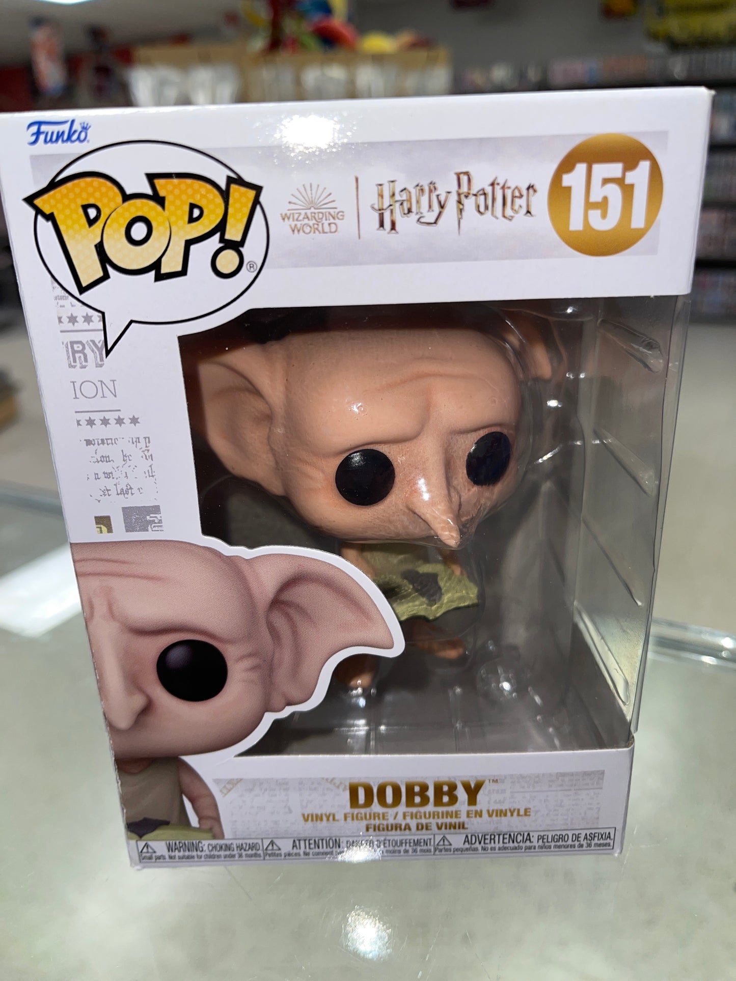 Dobby (Harry Potter)- Funko Pop! #151 (Shelf Wear)
