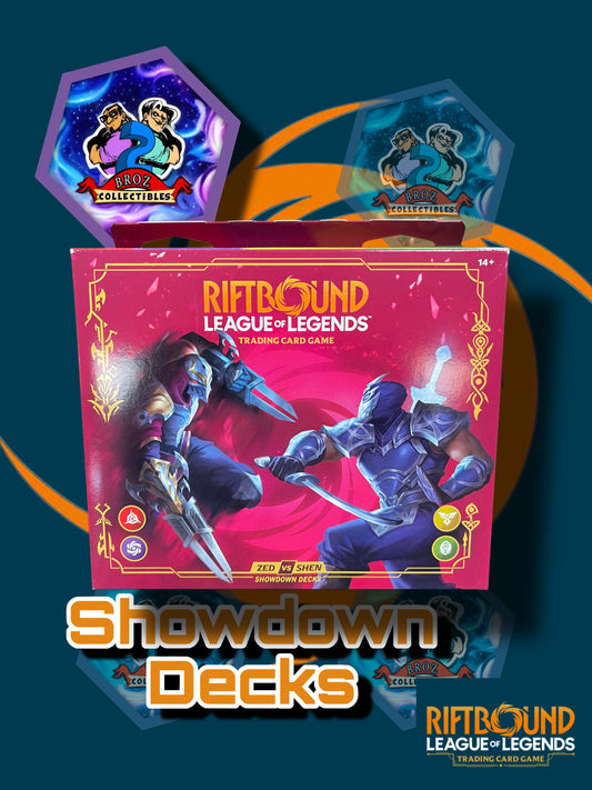 Riftbound: League of Legends Trading Card Game- Zed Vs Shen Showdown Decks (English)