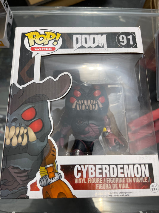 CyberDemon (Doom)- Funko Pop! #91 (Box Damage/Shelf Wear)