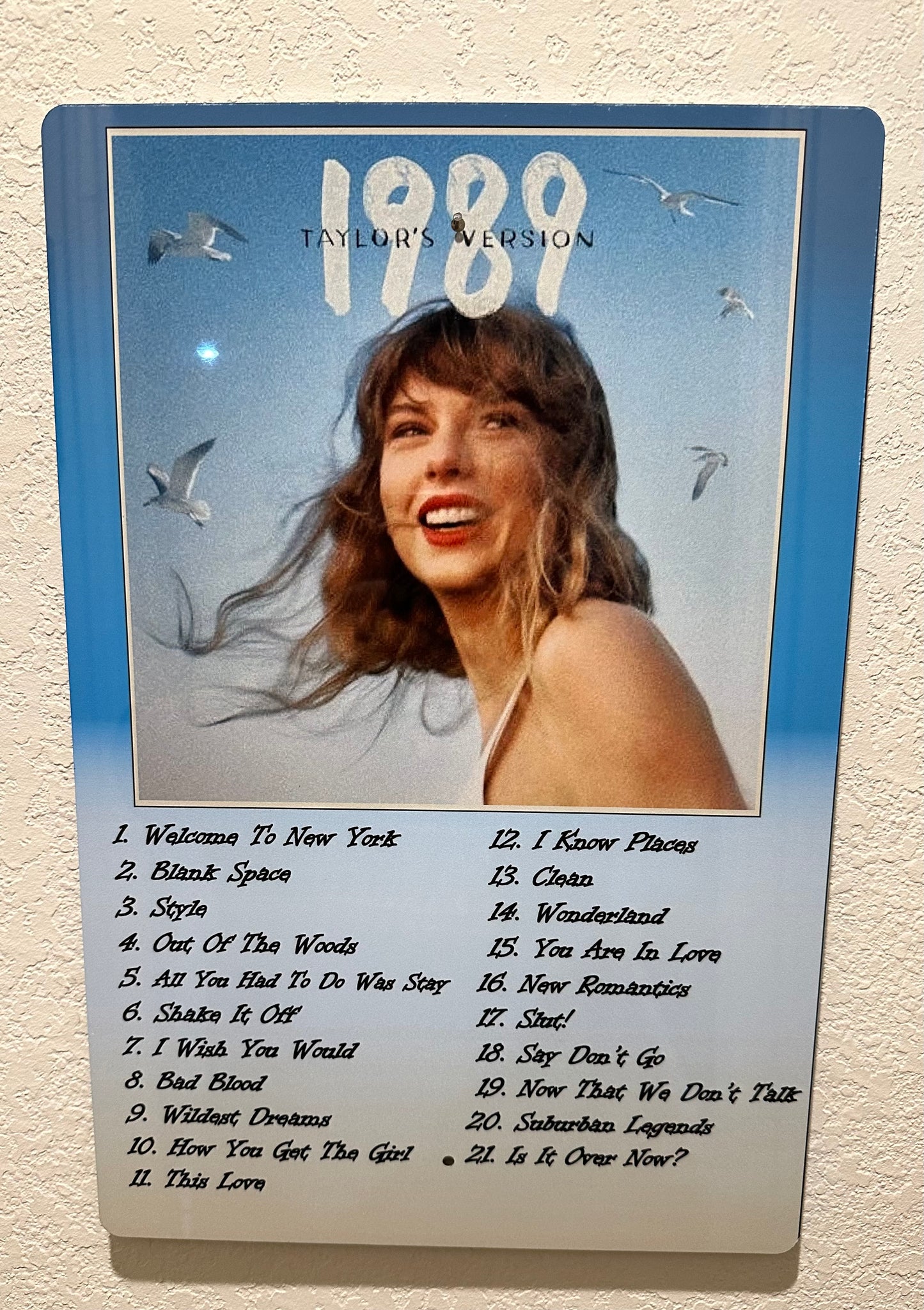 TS 1989 Album Tin Sign