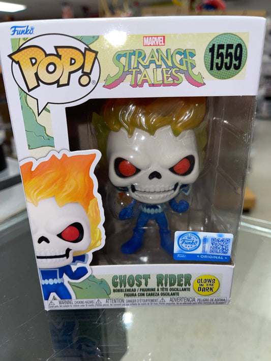 Ghost Rider (Marvel Strange Tales)- Funko Pop! #1559 (Funko Exclusive- Original) (Box Damage)