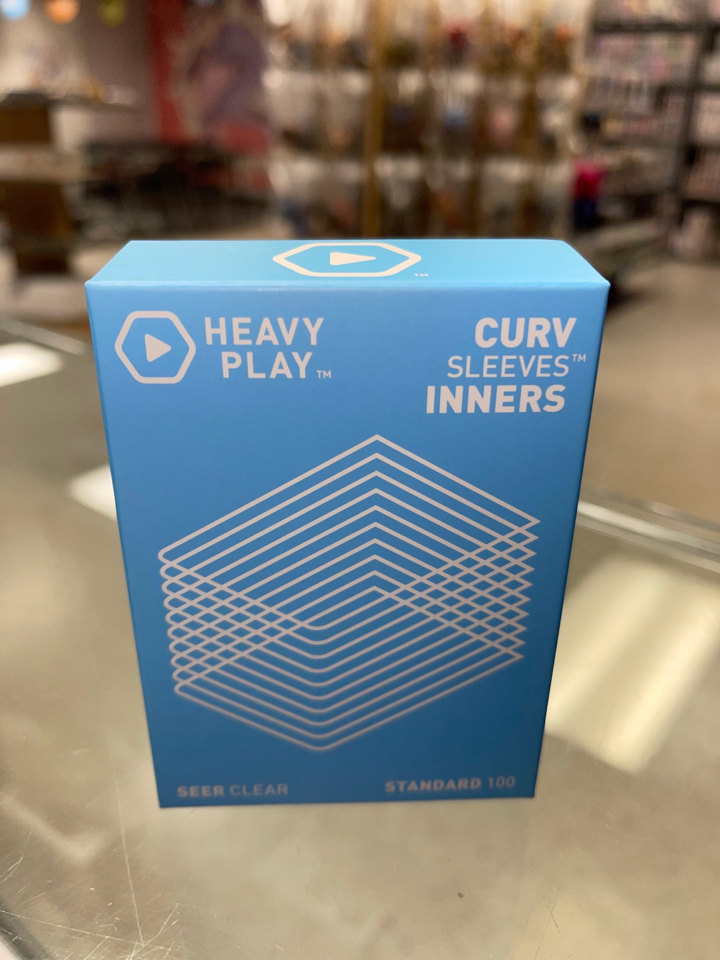 Heavy Play- Curv Sleeves - Inners - Seer Clear- Standard Size- 100 Count