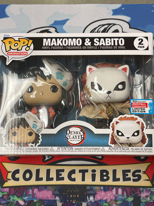 Makomo & Sabito (Demon Slayer)- Funko Pop! 2Pk (2023 Fall Convention Exclusive)