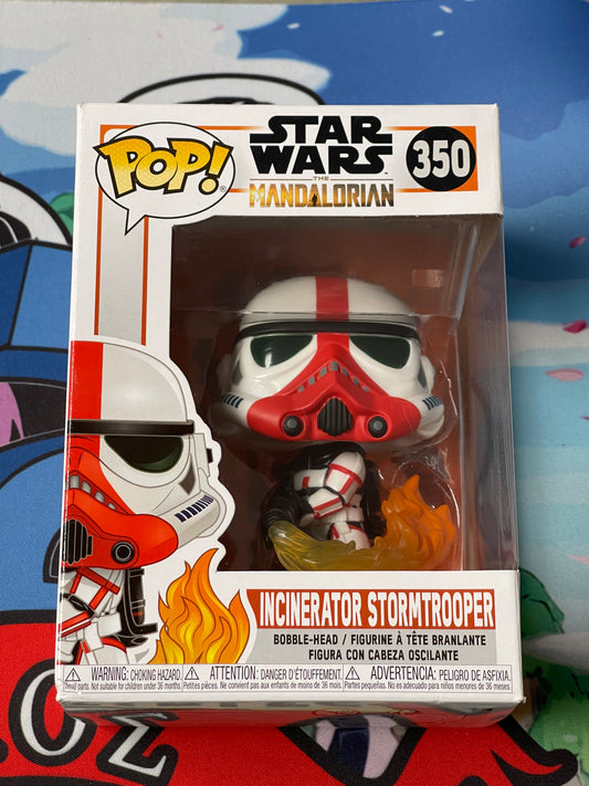 Incinerator Stormtrooper (Star Wars)- Funko Pop! #350 (Box Damage/Shelf Wear)