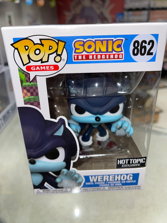 Werehog (Sonic the Hedgehog)- Funko Pop! #862 (HotTopic Exclusive)(Shelf Wear)