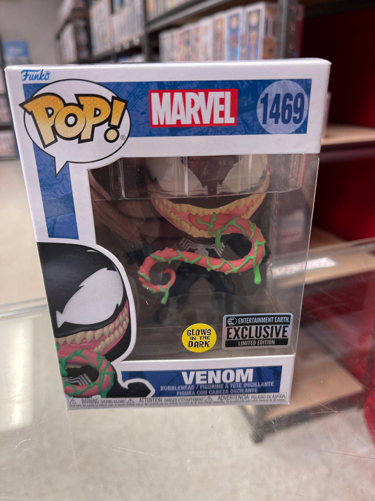 Venom (Marvel)- Funko Pop! #1469 (Entertainment Earth Exclusive)
