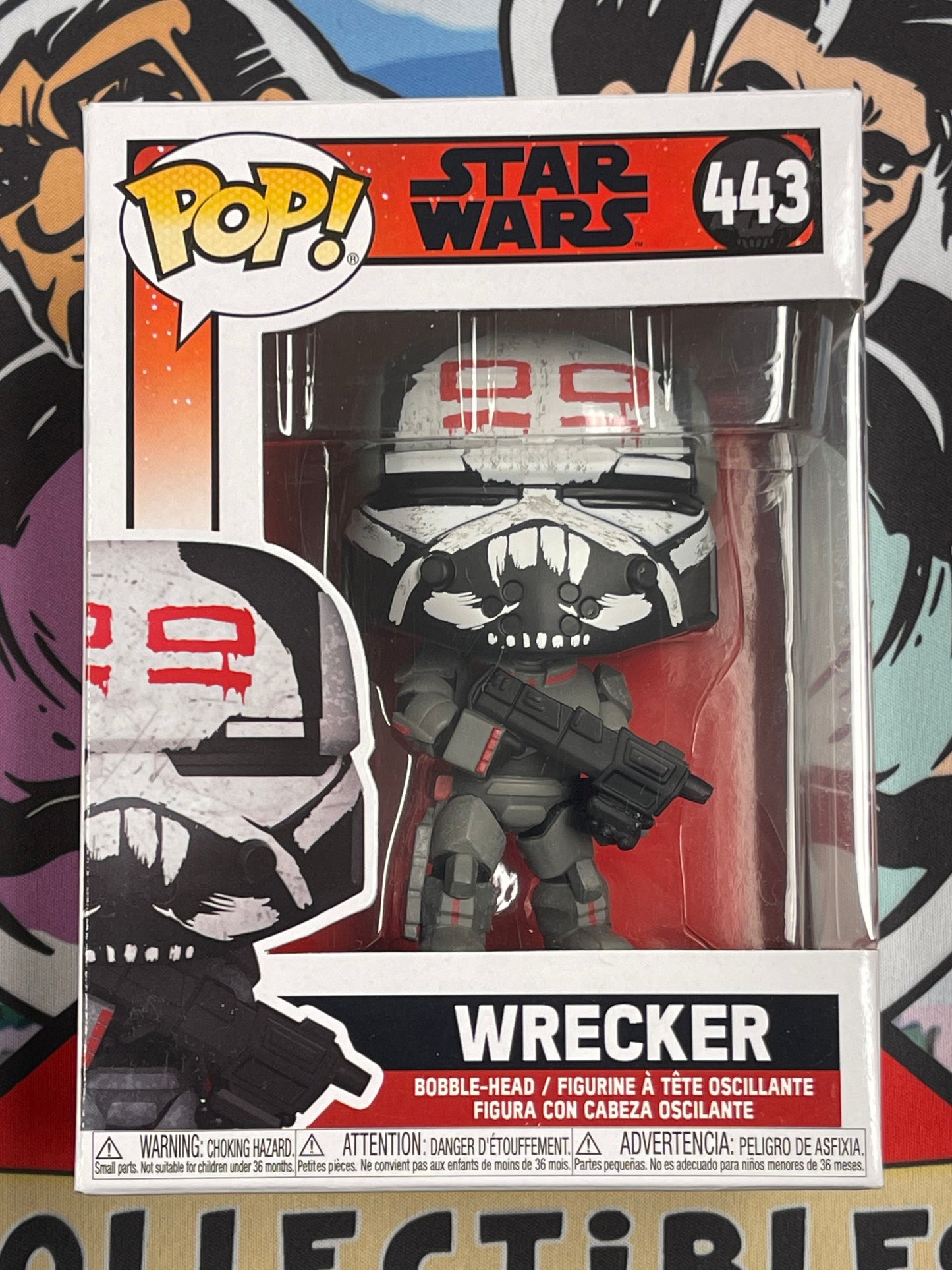 Wrecker (Star Wars)- Funko Pop! #443 (Box Damage/Shelf Wear)