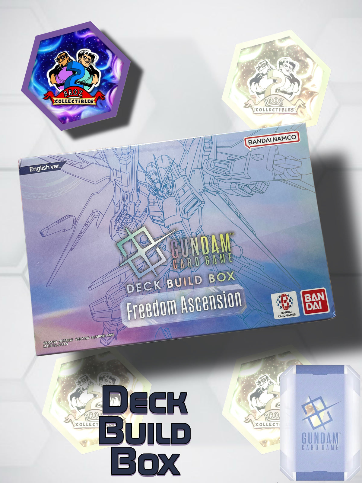 Gundam Card Game-  Freedom Ascension Deck Build Box (SC01)(English)