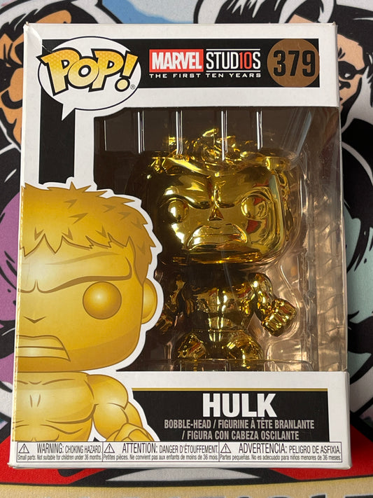 Hulk (Marvel Studios: First Ten Years)- Funko Pop! #379 (Box Damage/Shelf Wear)