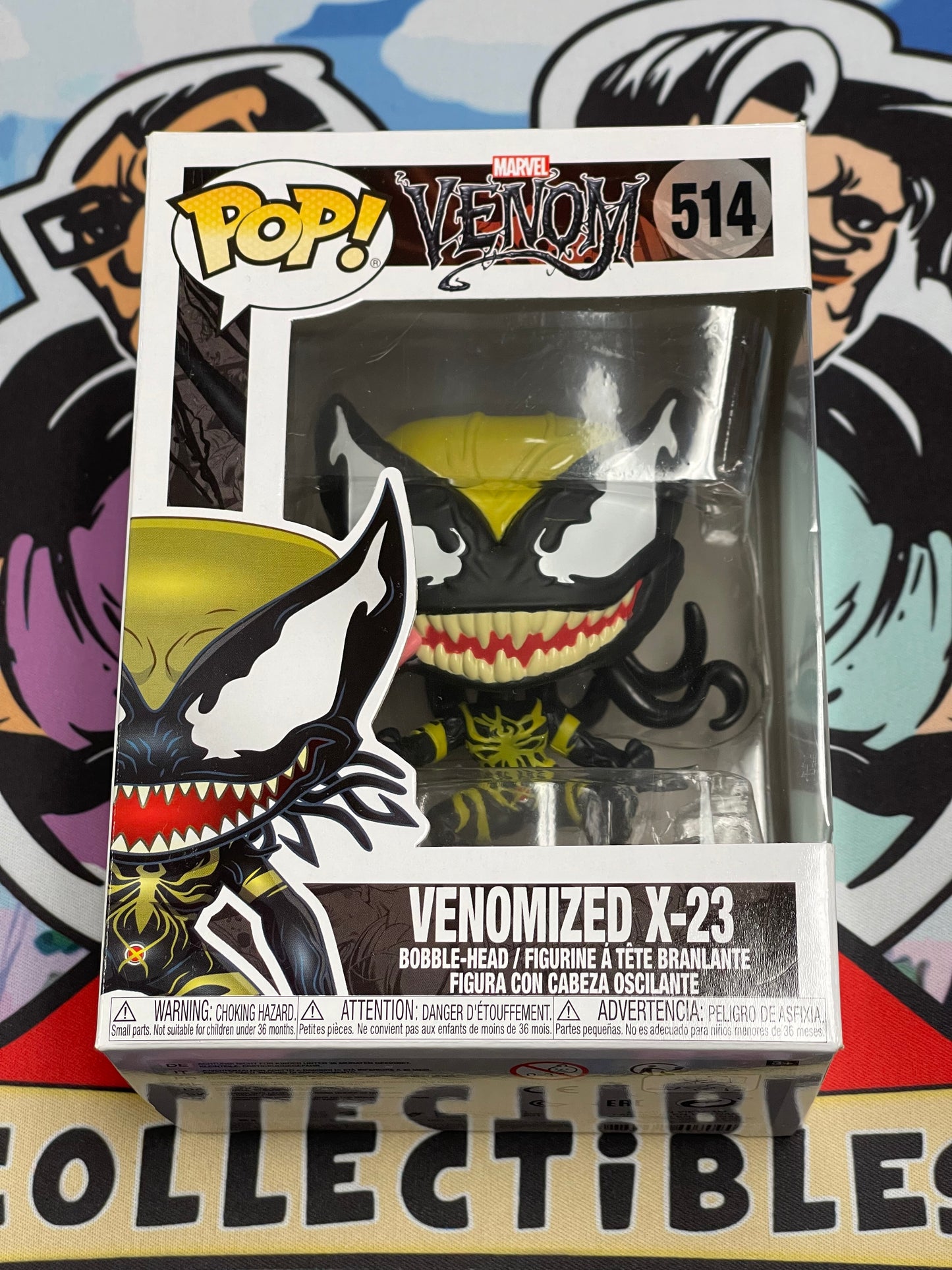 Venomized X-23 (Marvel: Venom)- Funko Pop! #514 (Box Damage/Shelf Wear)