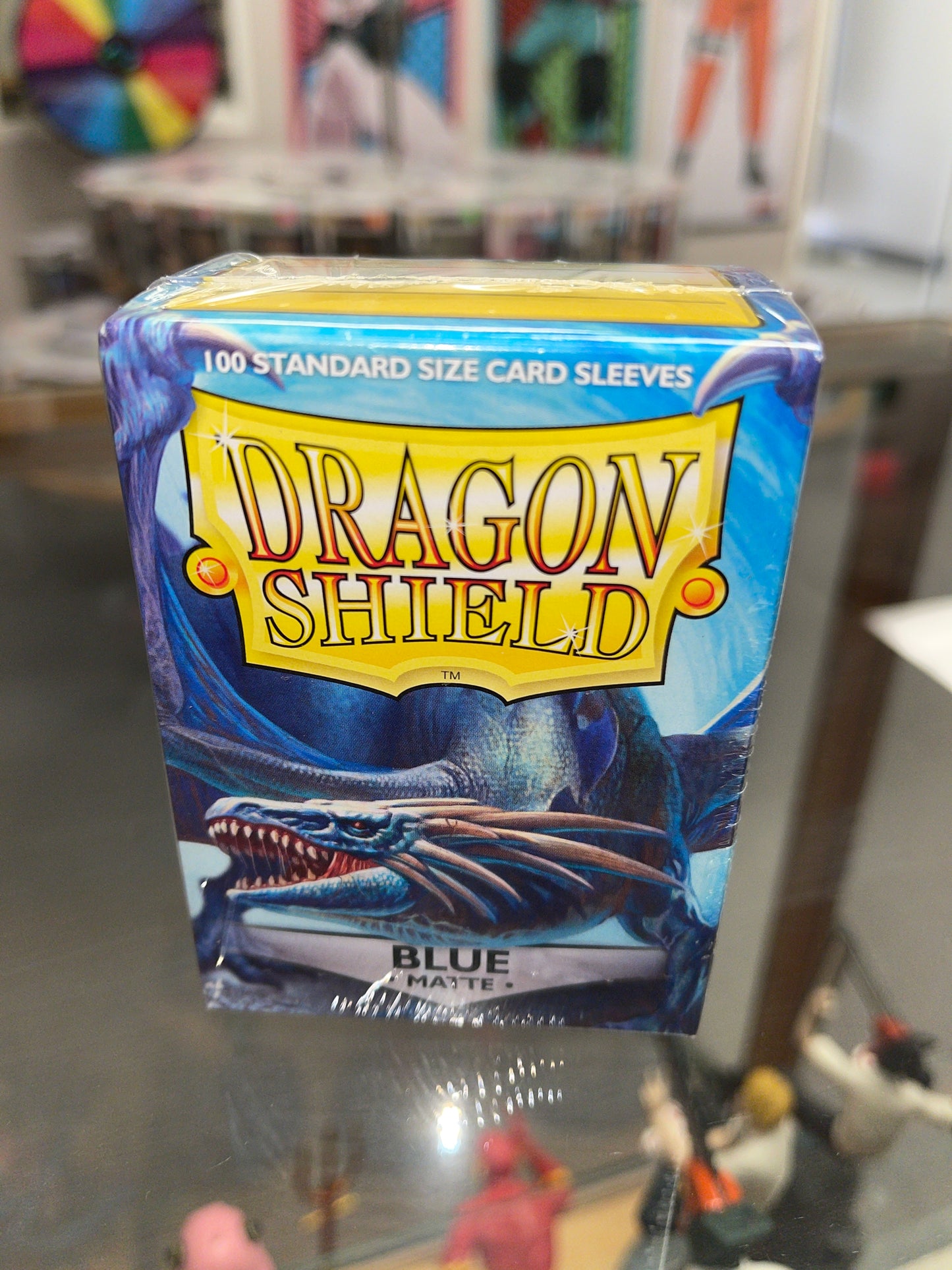 Dragon Shield- Matte Blue- 100 Standard Size Card Sleeves