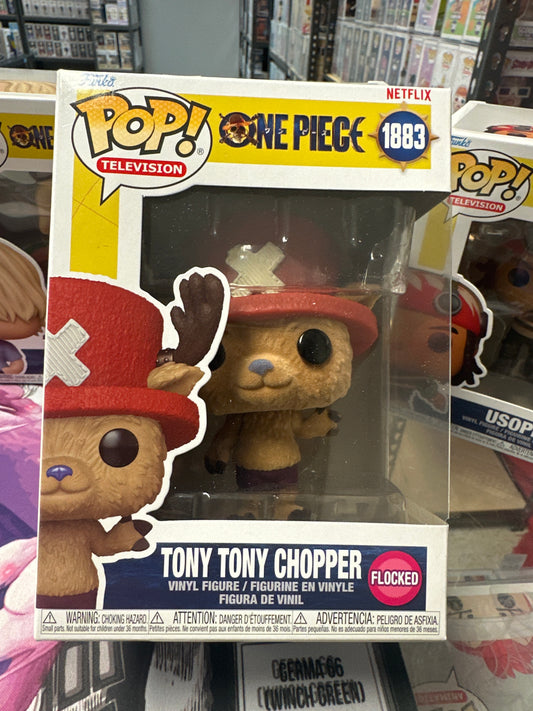 Tony Tony Chopper (One Piece)- Funko Pop! #1883 (Flocked) (NEW)