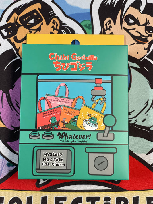 Whatever Makes You Happy: Chibi Godzilla Raids Again- Mini Tote Bag Charm (Mystery Blind Box- Chosen at Random)