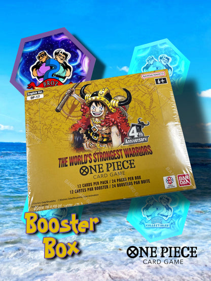 One Piece Card Game- The World’s Strongest Warriors Booster Box (OP-17)(English)(Sealed)