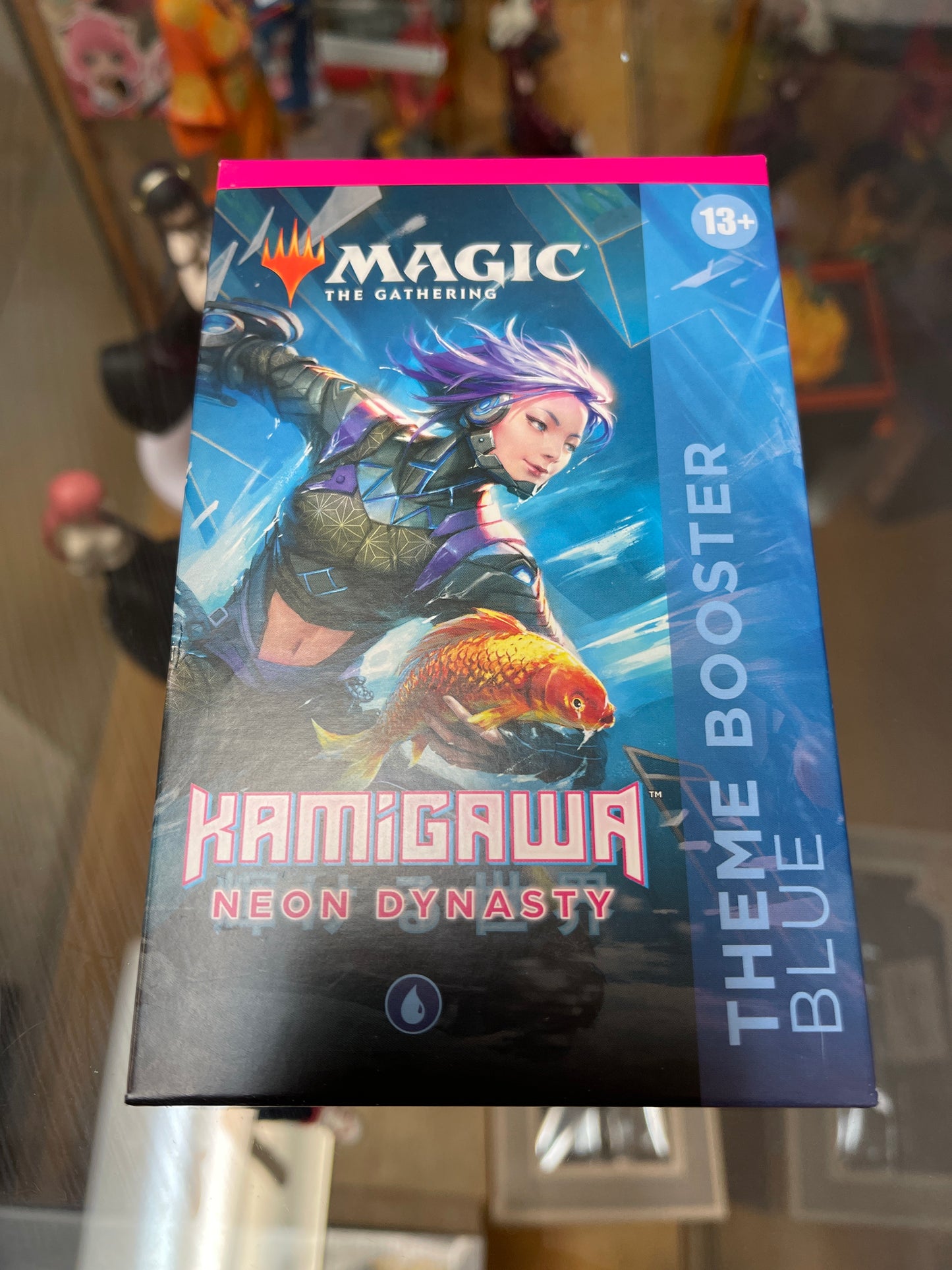 Magic the Gathering- Kamigawa: Neon Dynasty Theme Booster [Blue] (English)