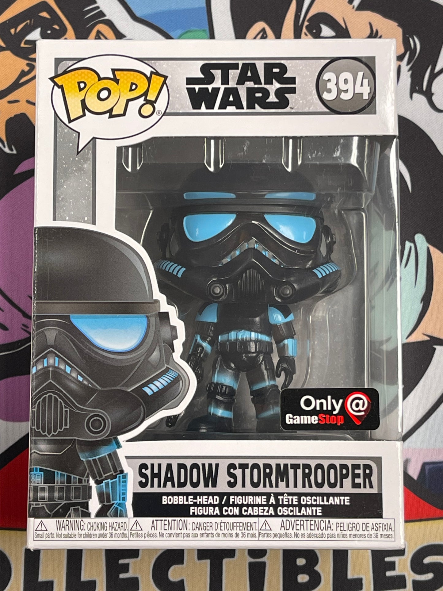 Shadow Stormtrooper (Star Wars)- Funko Pop! #394 (GameStop Exclusive)