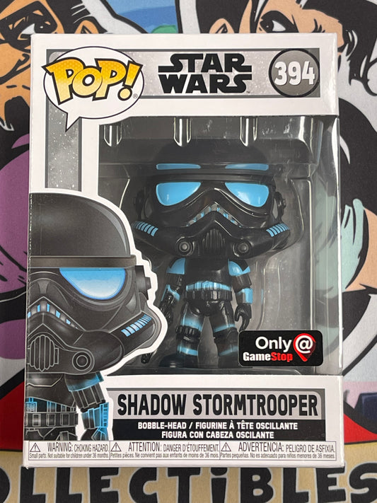 Shadow Stormtrooper (Star Wars)- Funko Pop! #394 (GameStop Exclusive)