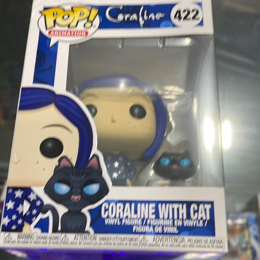 Coraline w/ Cat- Pop! #422