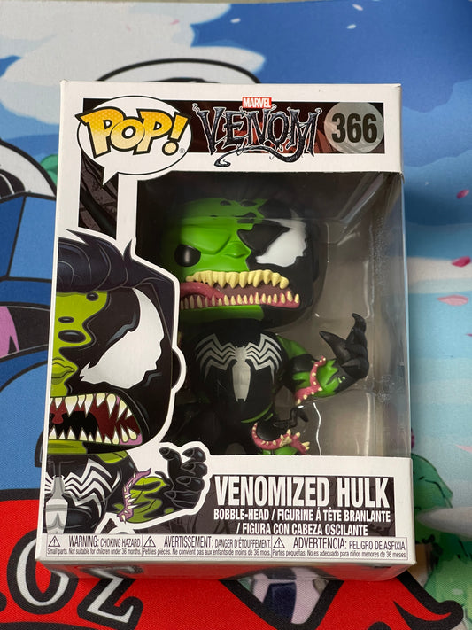 Venomized Hulk (Marvel: Venom)- Funko Pop! #366 (Box Damage/Shelf Wear)