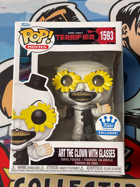 Art the Clown w/ Glasses (Terrifier)- Funko Pop! #1593 (Funko Exclusive)