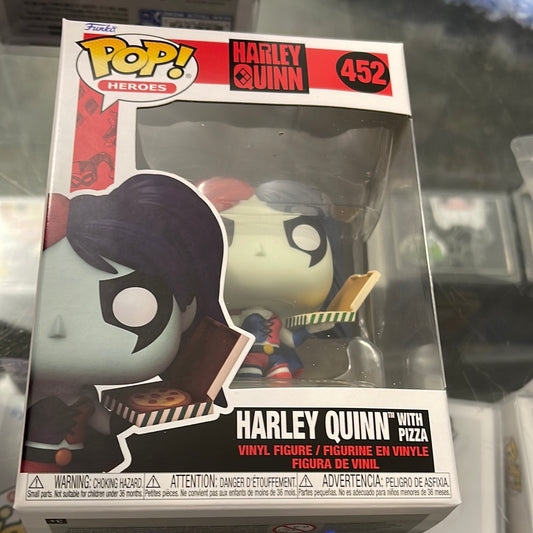 Harley Quinn w/Pizza- Pop! #452