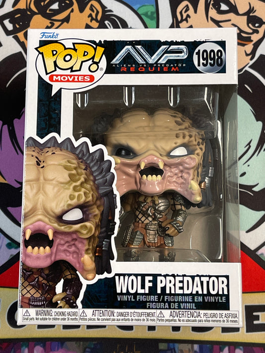 Wolf Predator (Aliens Vs. Predator: Requiem)- Funko Pop! #1998 (NEW)