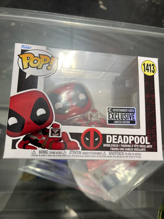 Deadpool (Marvel)- Funko Pop! #1413 (Entertainment Earth Exclusive)