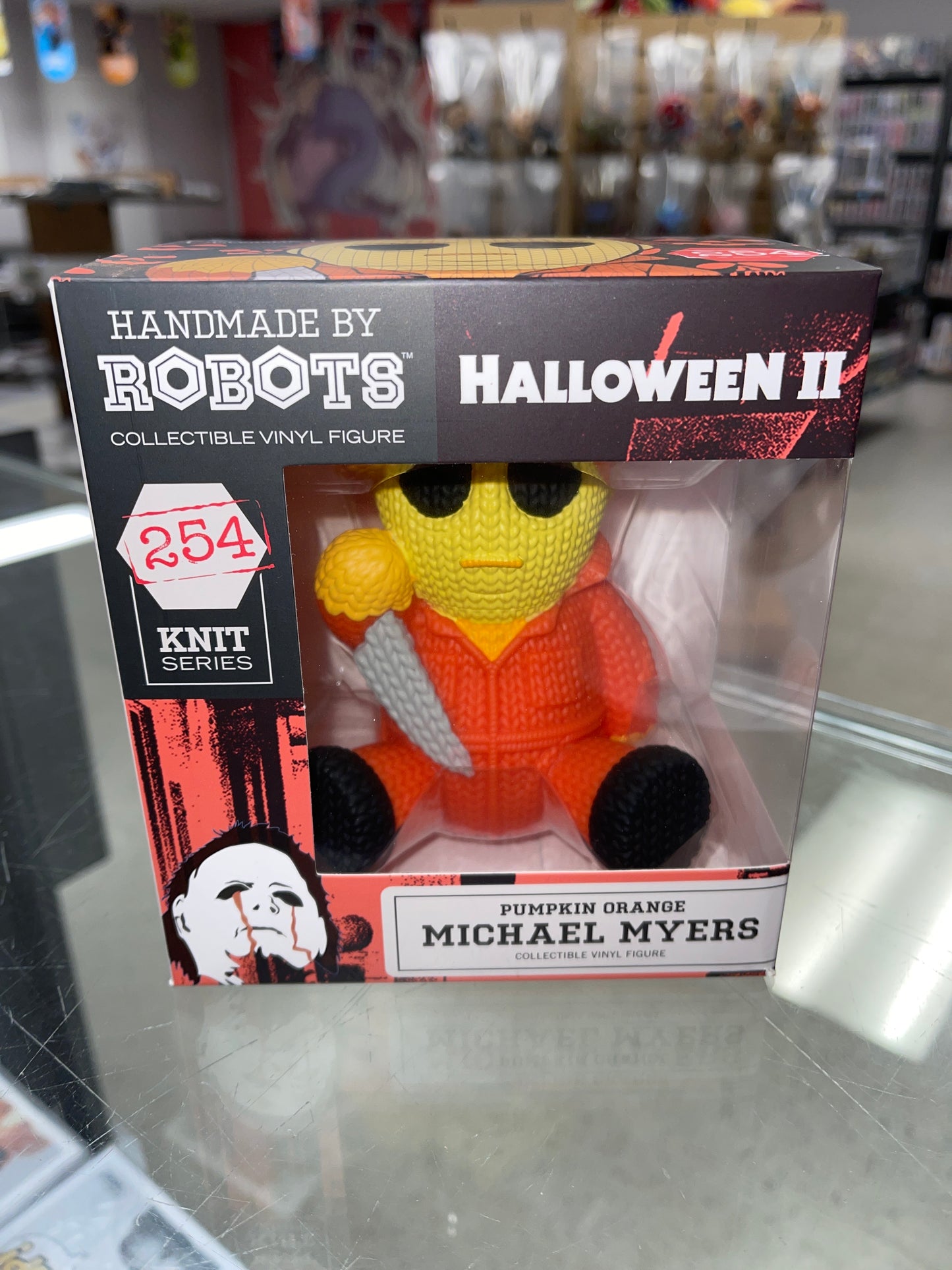 Pumpkin Orange Michael Myers (Halloween II) - Handmade by Robots #254