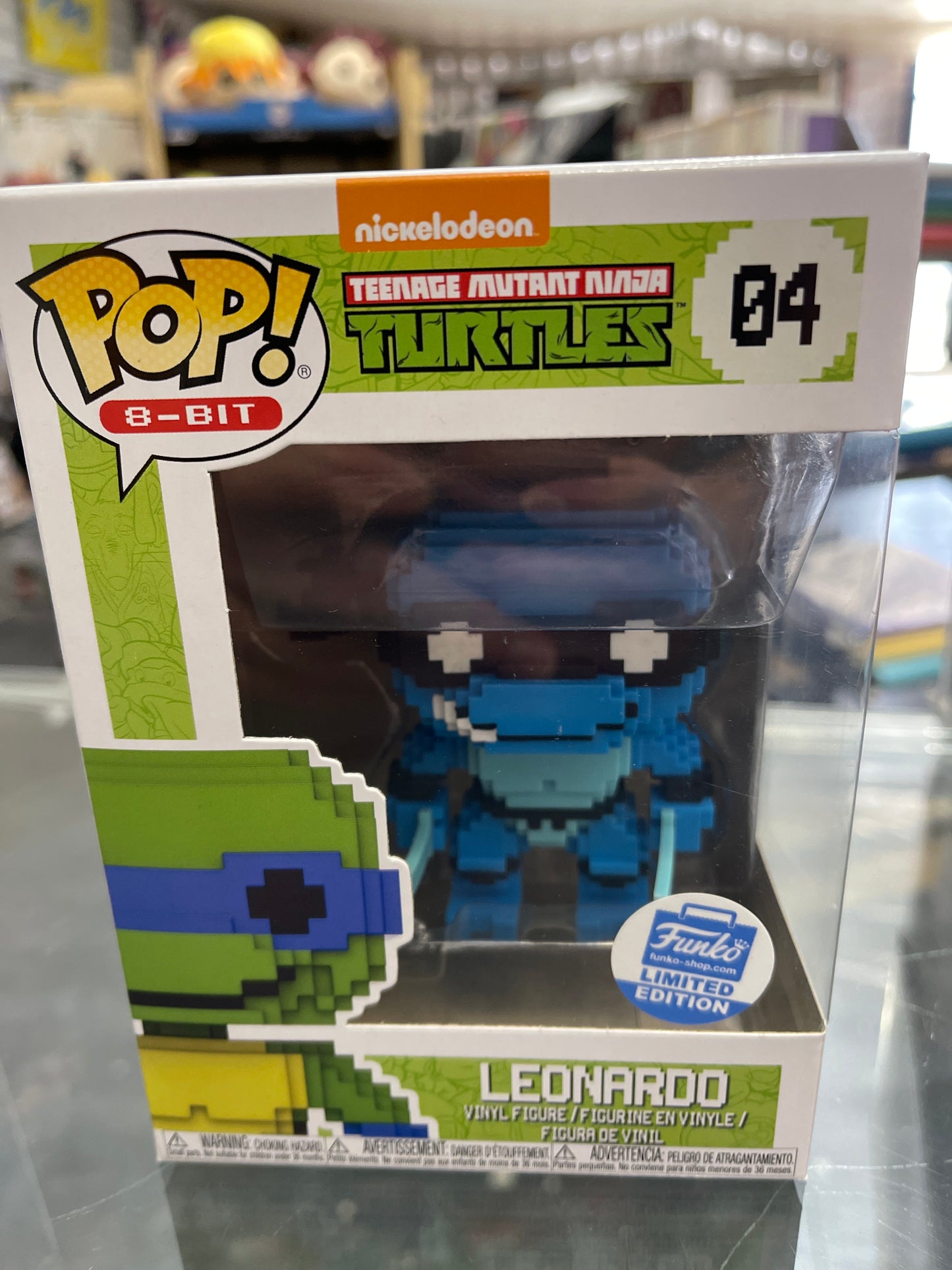 Leonardo (Teenage Mutant Ninja Turtles)- Funko)- Funko Pop! #04 (Funko Exclusive)