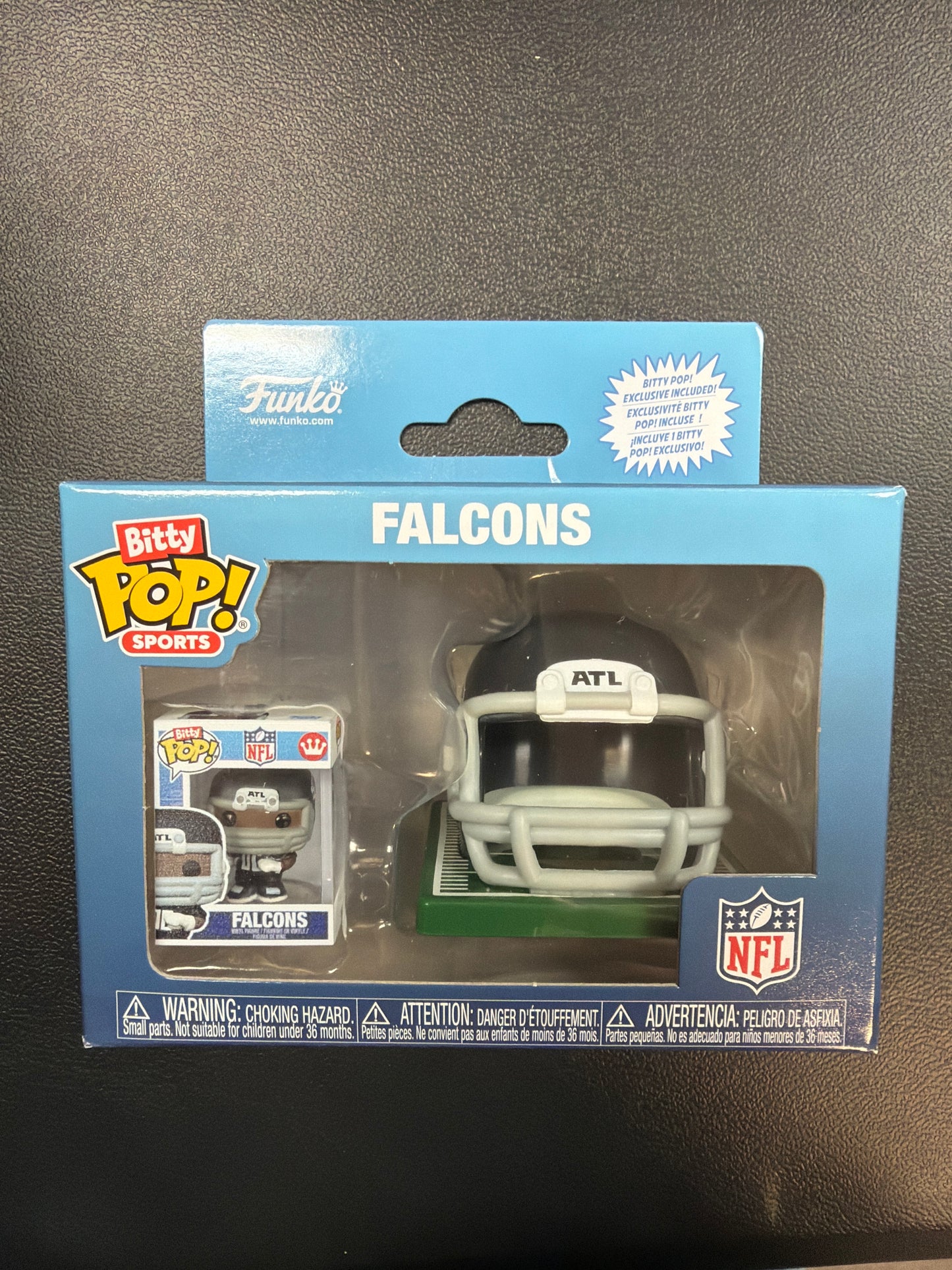 NFL- NFC Funko Bitty Pop! Helmet (Falcons) (Box Damaged)