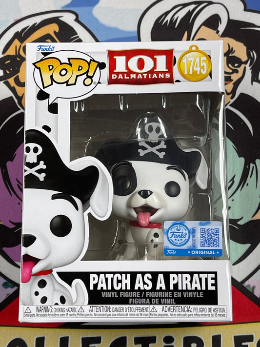 Patch As A Pirate (101 Dalmatians)- Funko Pop! #1745 (Funko Special Edition) (NEW)