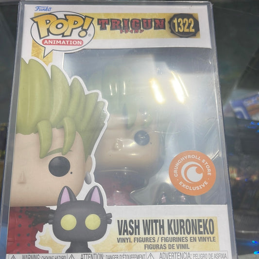 Vash w/Kuroneko (Trigun)-Funko Pop! #1322 (Crunchyroll ex.)