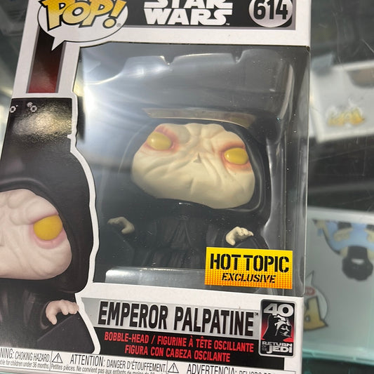 Emperor Palpatine (Star Wars) -Funko Pop! #614 (HotTopic Exclusive)