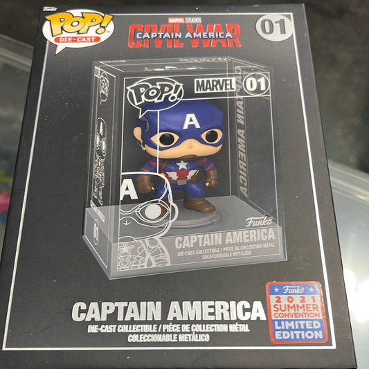 Captain America (Die-Cast)- Pop! #01