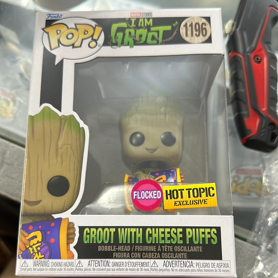 Groot with Cheese Puffs #1196 - POP!