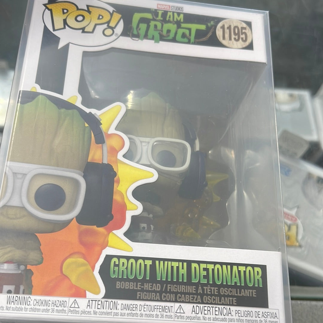 Groot w/ Detonator (I Am Groot)-Funko Pop! #1195