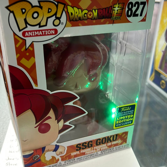 SSG Goku (Dragon Ball Super) - Funko Pop! #827 (2020 Summer Convention Exclusive)
