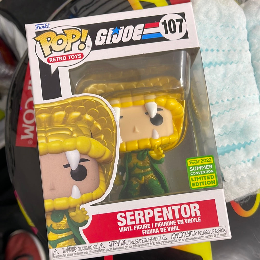 Serpentor (G.I. Joe) -Funko Pop! #107 (2022 Summer Convention)