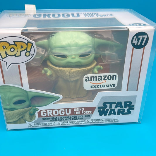 Grogu Using the Force (Star Wars) - Funko Pop! #477 (Amazon Exclusive)