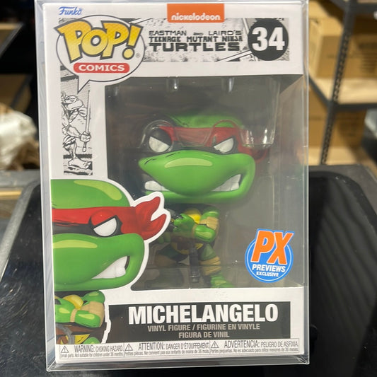 Michelangelo (Teenage Mutant Ninja Turtles)- Funko Pop! #34 (PX Exclusive)