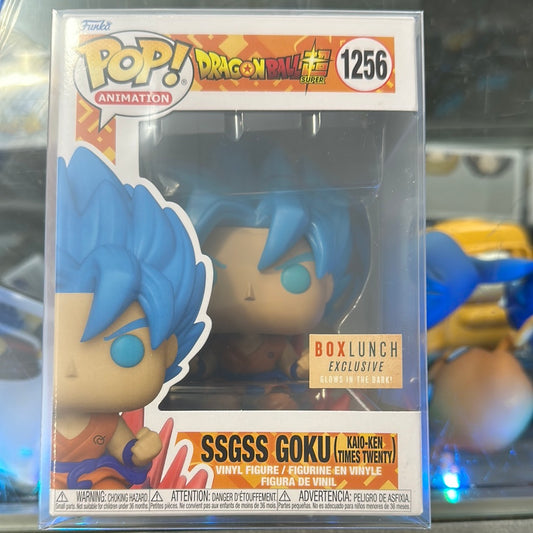 SSGSS Goku (Kaio-Ken 20)(DragonBall Super)- Funko Pop! #1256 (BoxLunch Exclusive)
