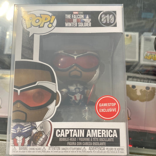 Captain America (Falcon and the Winter Soldier)-Funko Pop! #819 (GameStop Exclusive)