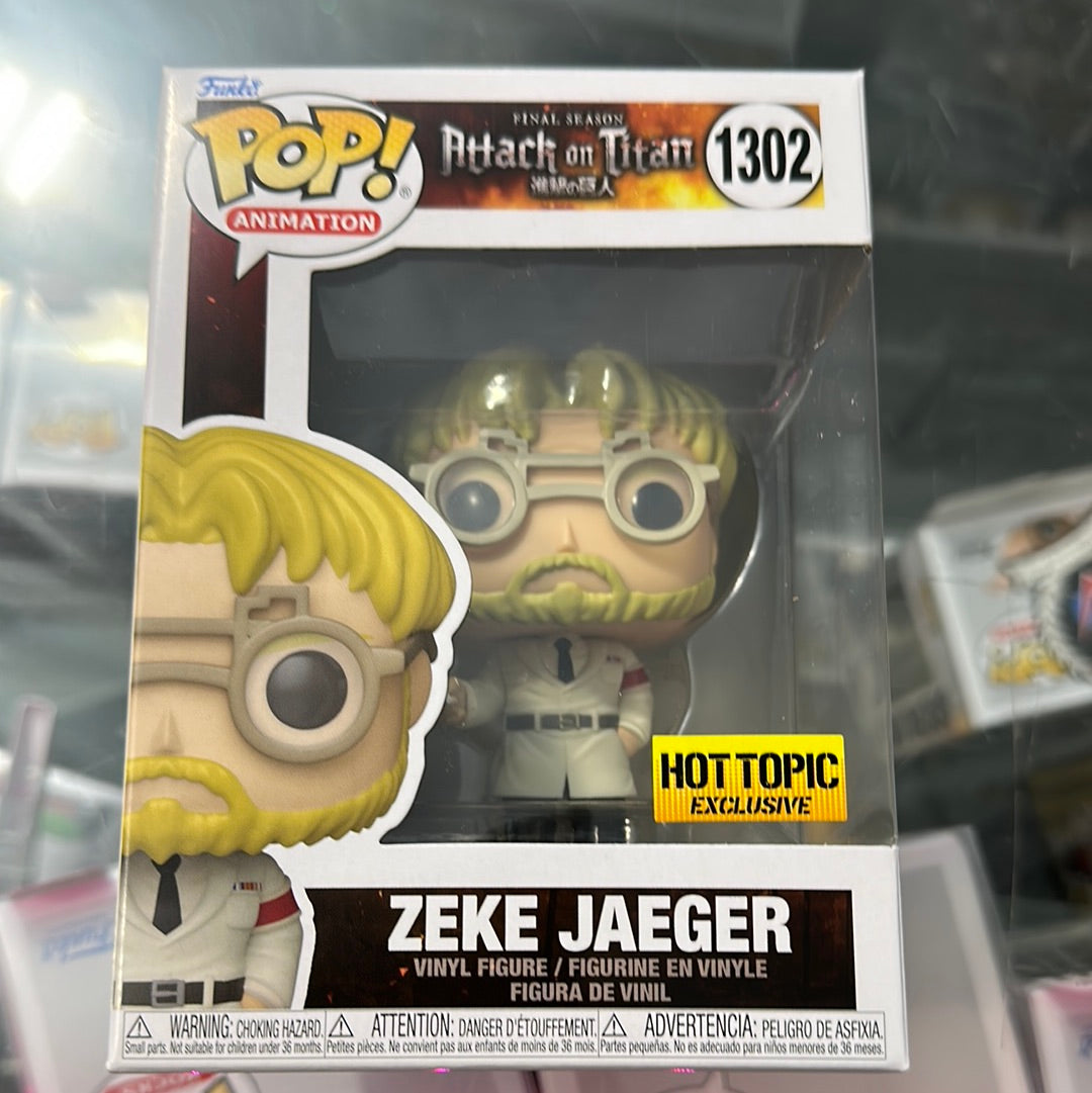 Zeke Jaeger (Attack on Titan)- Funko Pop! #1302 (HotTopic Exclusive)