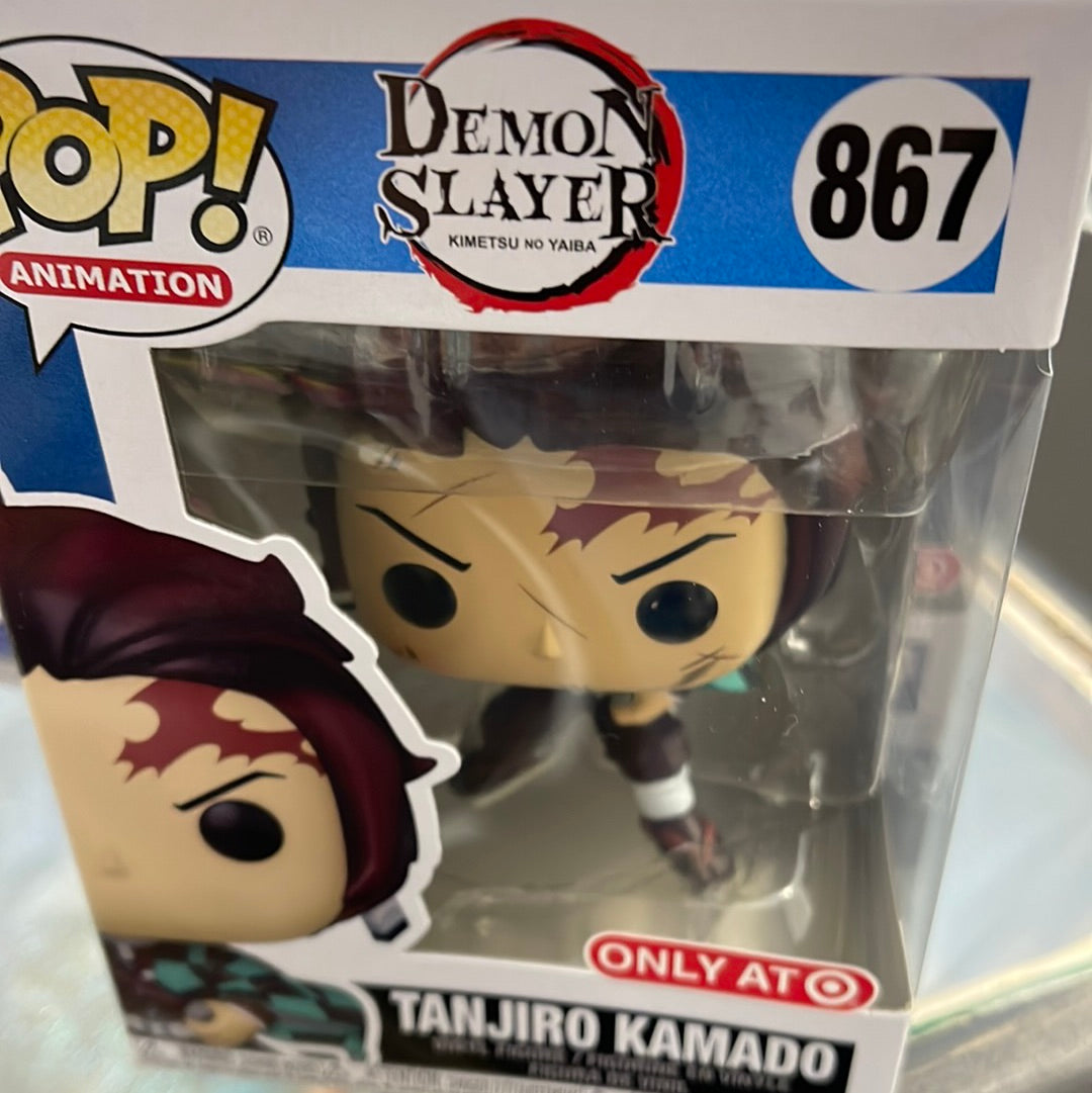 Demon Target Tanjiro Kamado (Demon Slayer)- Funko Pop! #867 (Target Exclusive ...