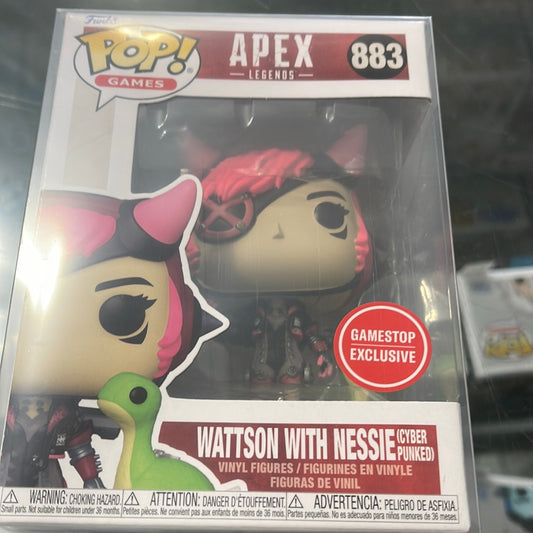 Wattson w/ Nessie (cyber punked)(Apex Legends)-Funko Pop! #833 (GameStop Exclusive)