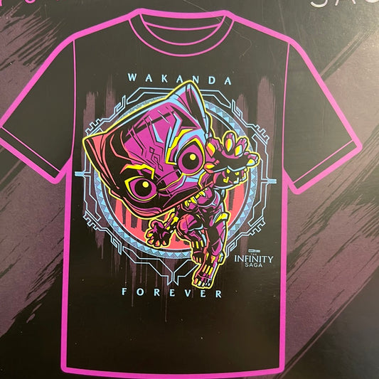 Black Panther (Blacklight)-Pop!Tee