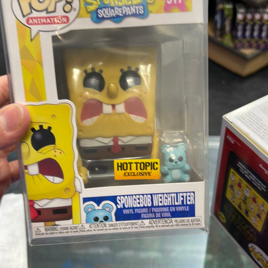 SpongeBob Weightlifter (SpongeBob SquarePants)-Funko Pop! #917 (HotTopic Exclusive)