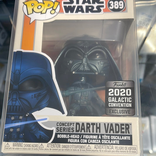 Concept Series Darth Vader (Star Wars) -Funko Pop! #389 (2020 Galactic Convention)