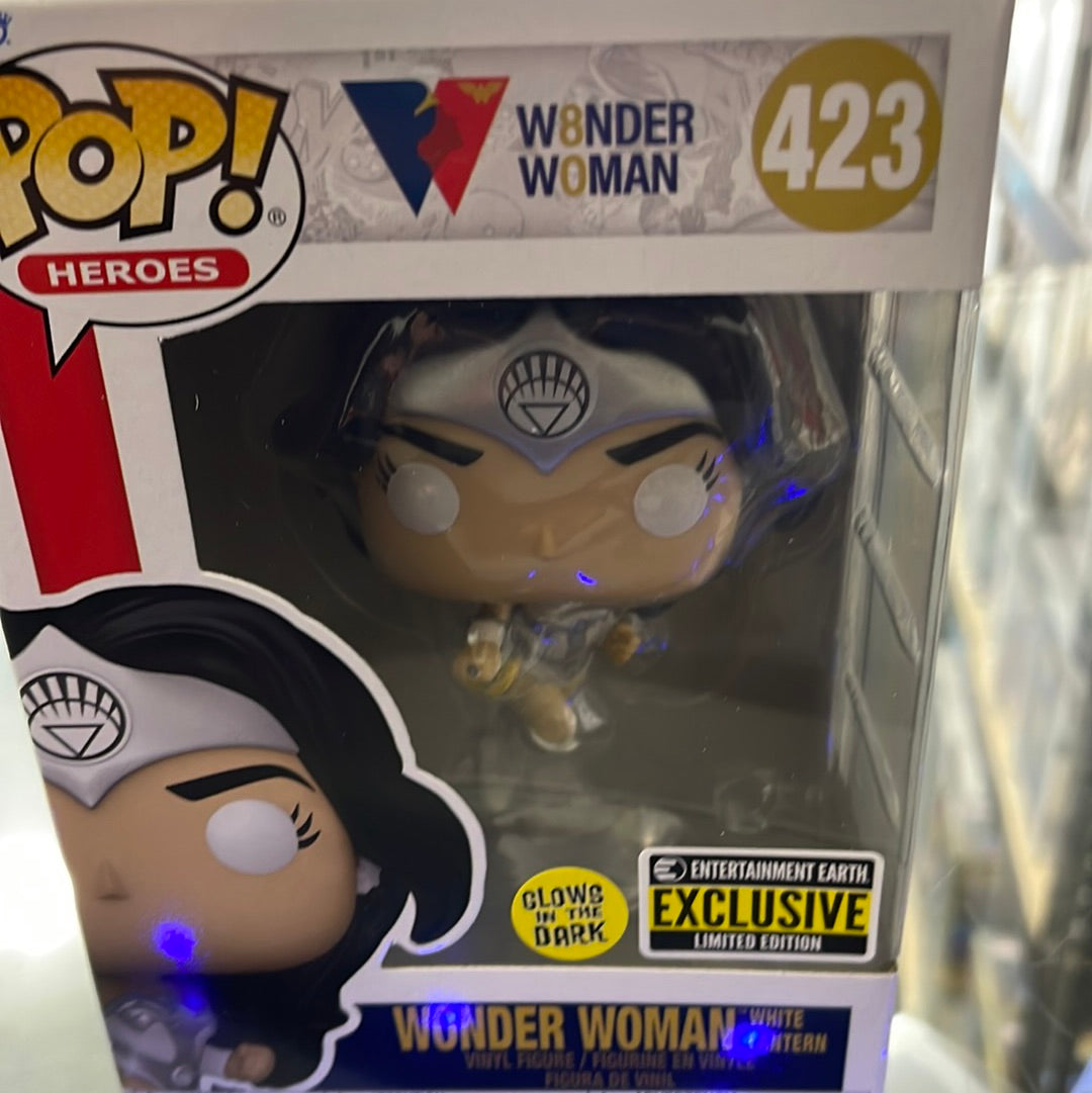 Wonder Woman (White Lantern)(DC Comics)- Funko Pop! #423 (Entertainment Earth Exclusive)