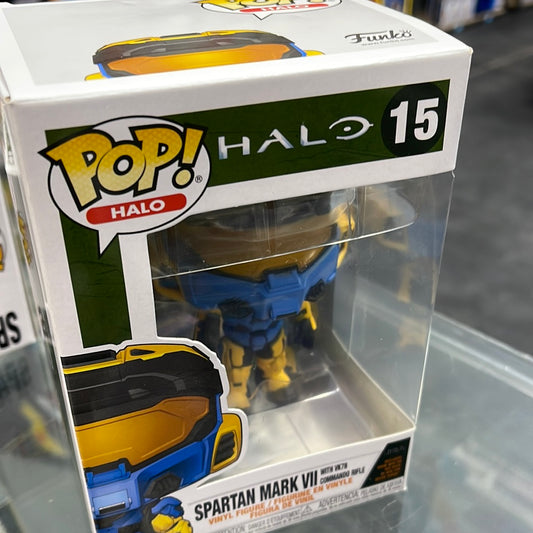 Spartan Mark VII (w/VK78 Commando Rifle)(Halo)-Funko Pop! #15 (w/DLC Code)